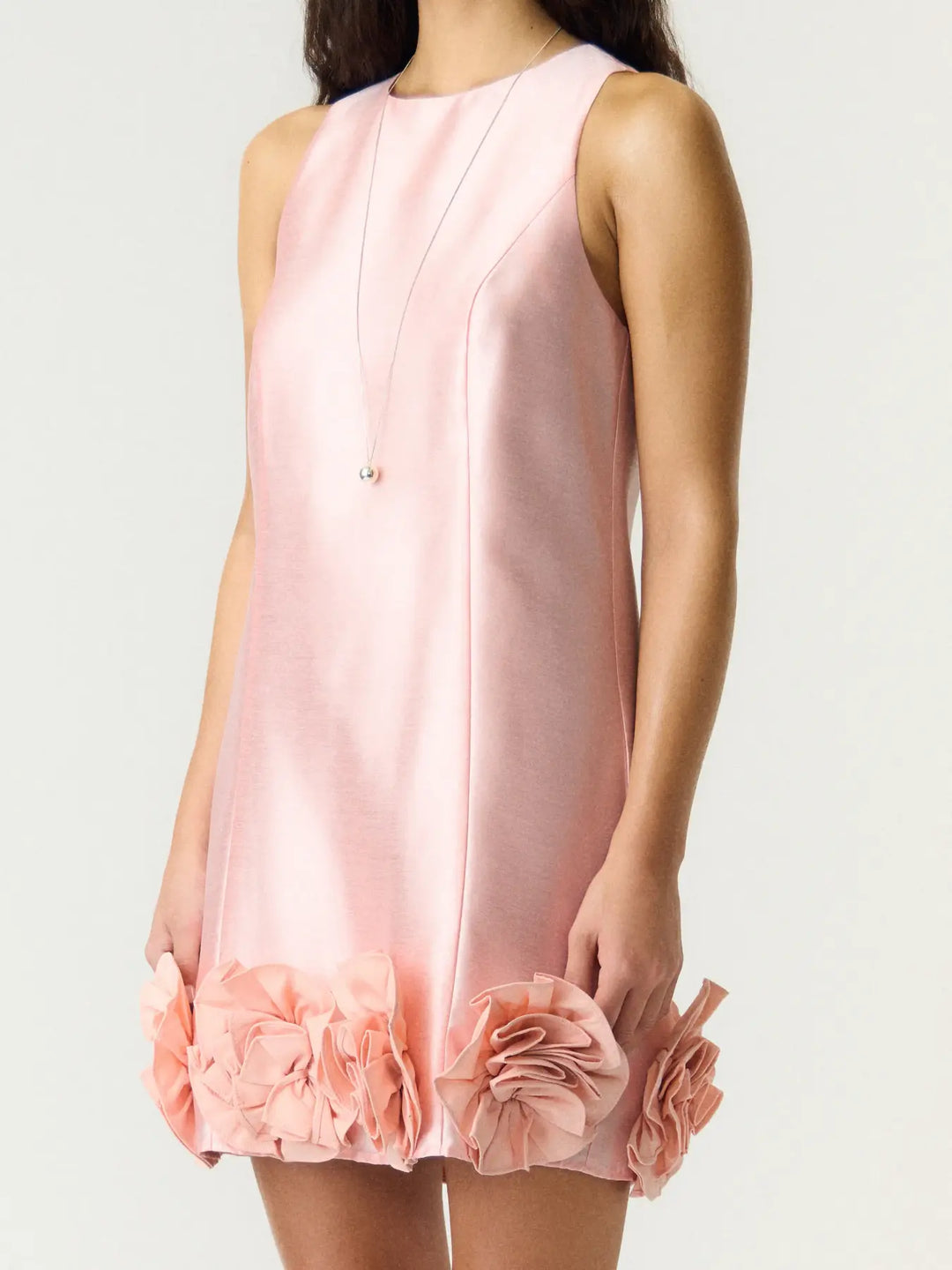 Yasellina Sl Mini Dress - Celeb - Blushing Rose