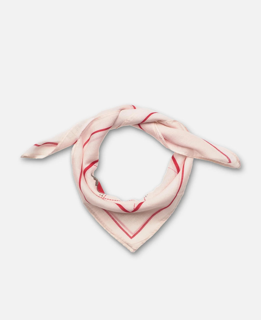 Kota Scarf - Peach Whip Aop