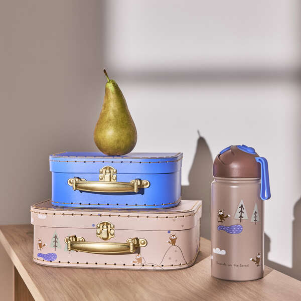 Mini Suitcase Friends in the forest Fox - Set of 2