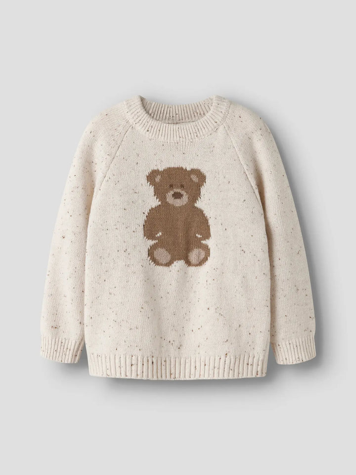 Nmngalto Ria Ls Knit Lil - Turtledove Teddy