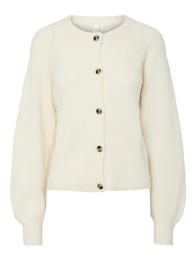 YASJOHI LS WOOL KNIT CARDIGAN - Pristine