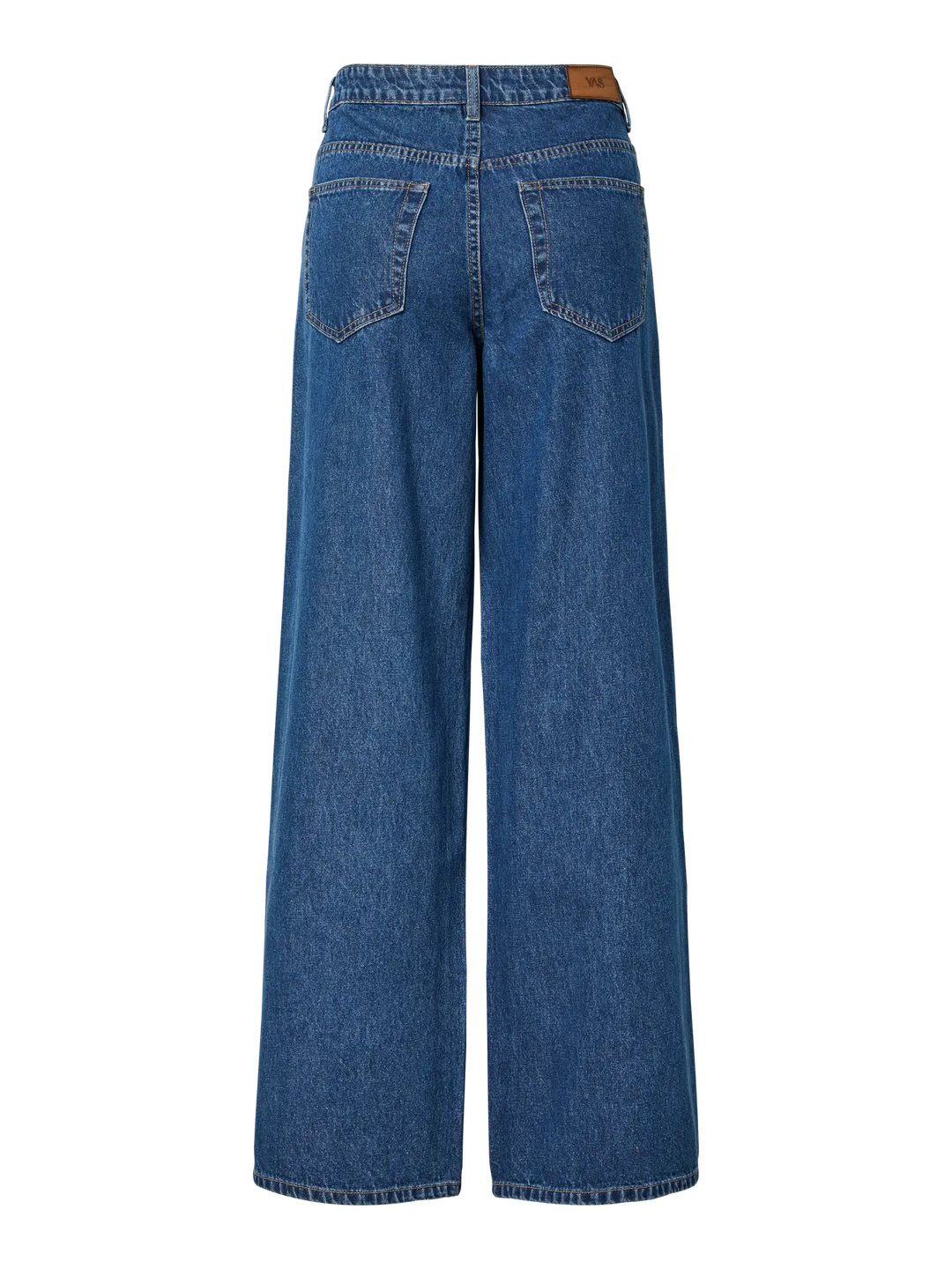 Yaselsie Mw Wide Jeans - Medium Blue Denim