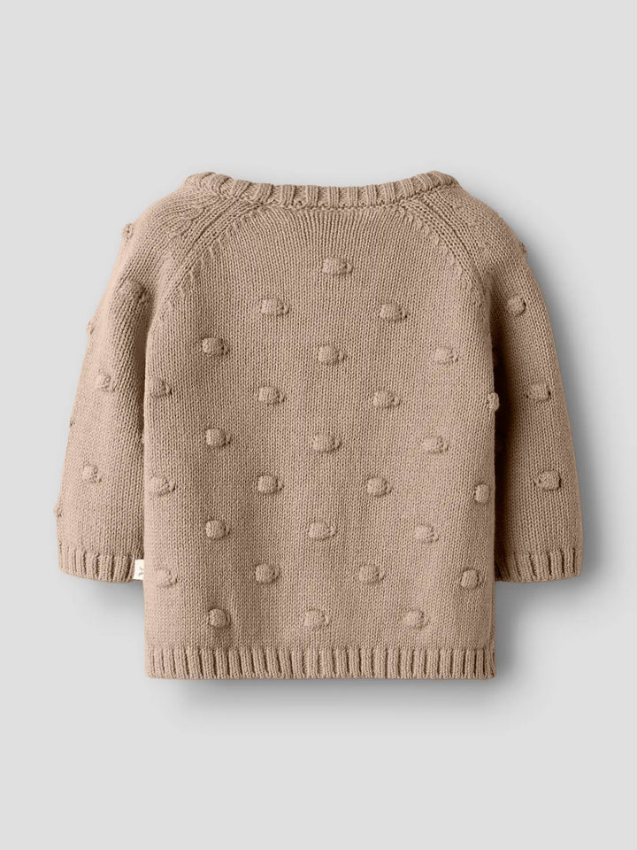 Nbngable Ls Knit Card Lil - Oxford Tan