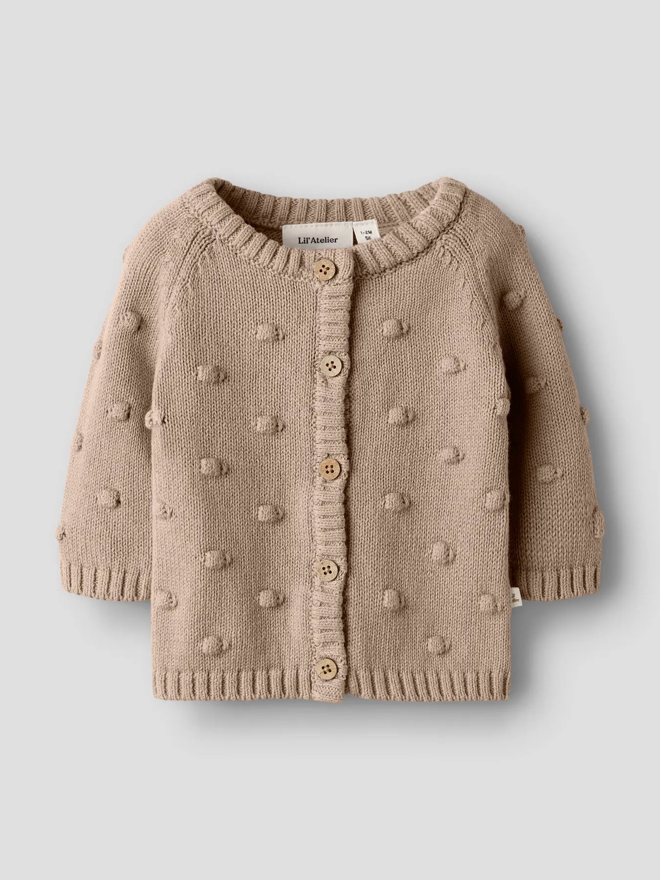 Nbngable Ls Knit Card Lil - Oxford Tan