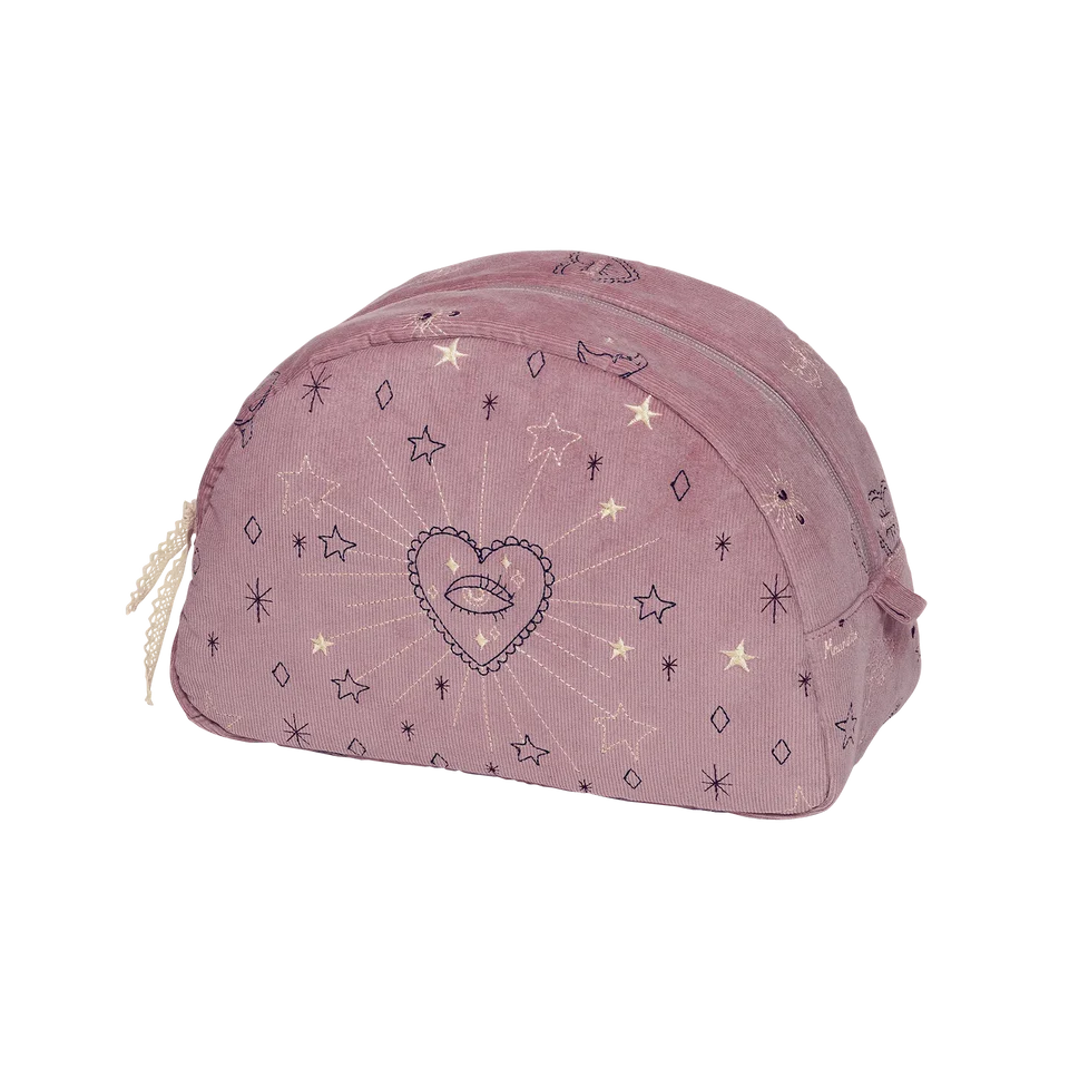 Stor Makeup Veske - Purple Theatre Magic