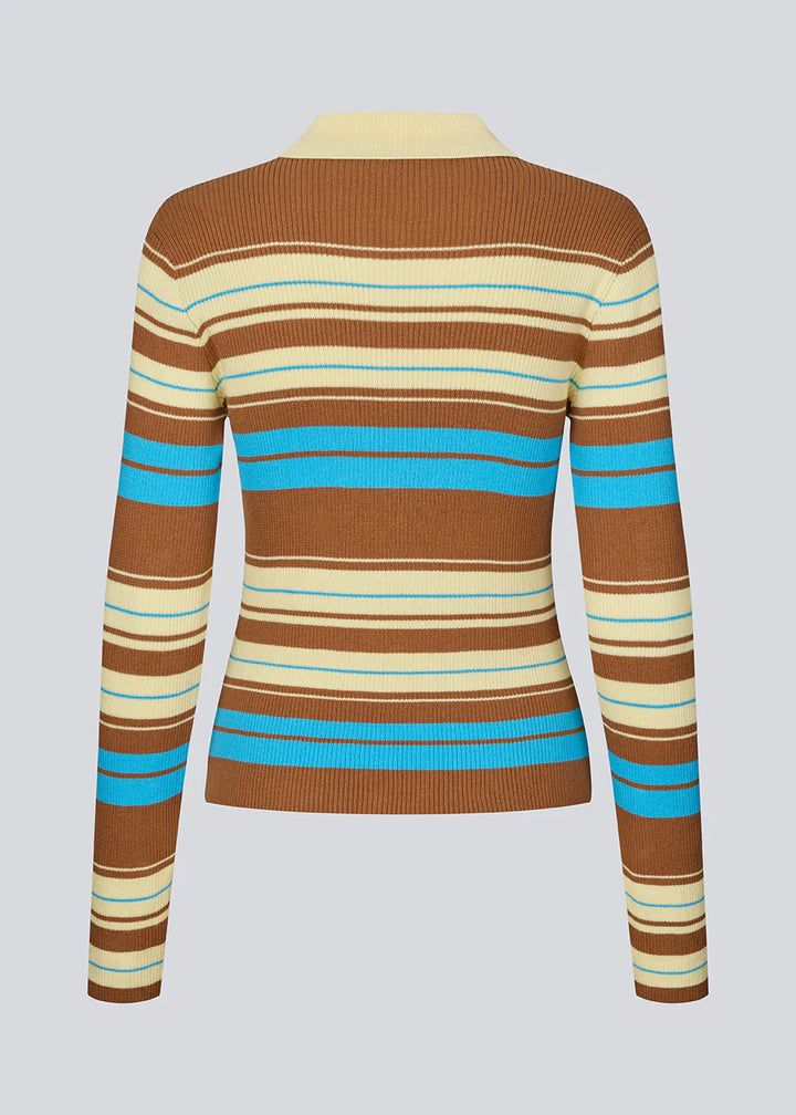 Aslanmd cardigan - Nuthatch multi stripe