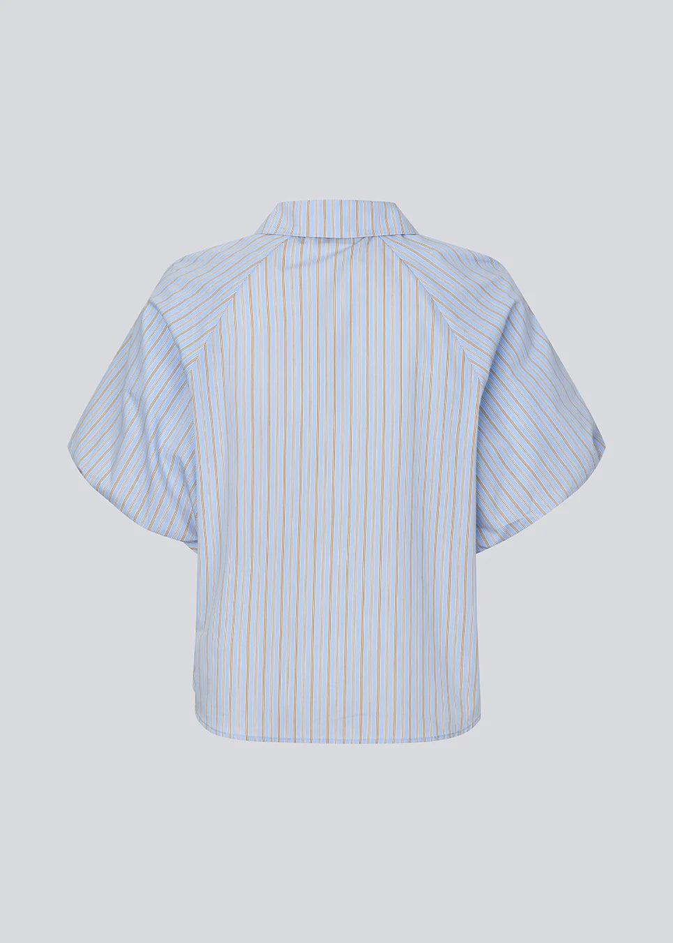 Augustamd shirt - Blue Brown stripe