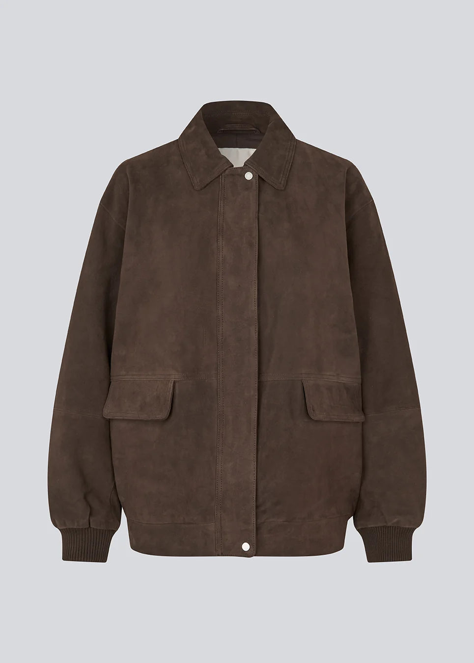 Barkmd leather jacket - Seal Brown