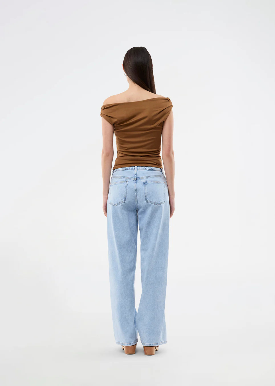 Himamd off-shoulder top - Nuthatch