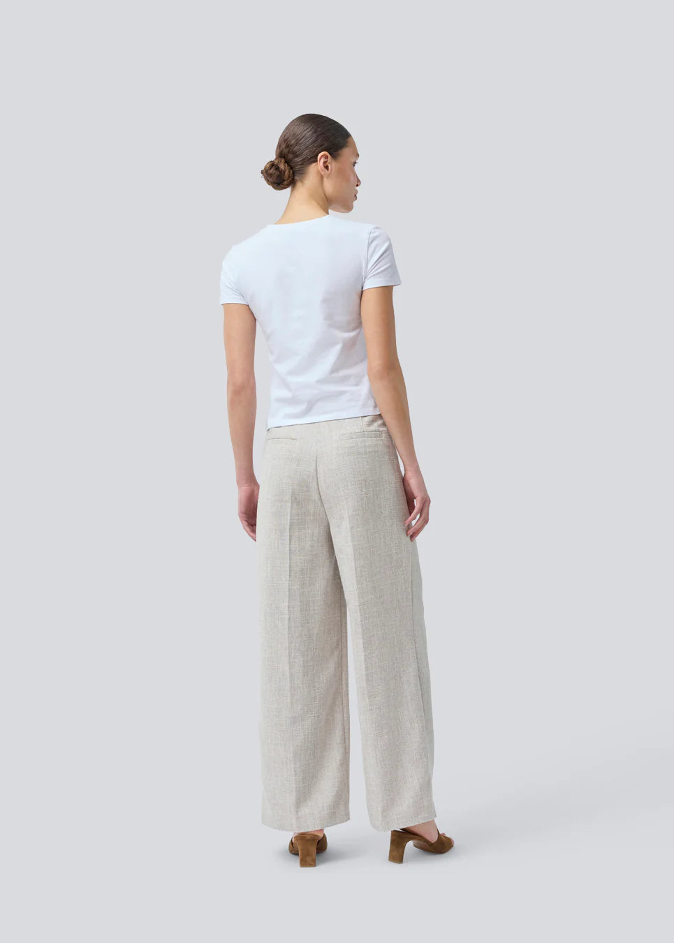KieraMD pants - Beige melange