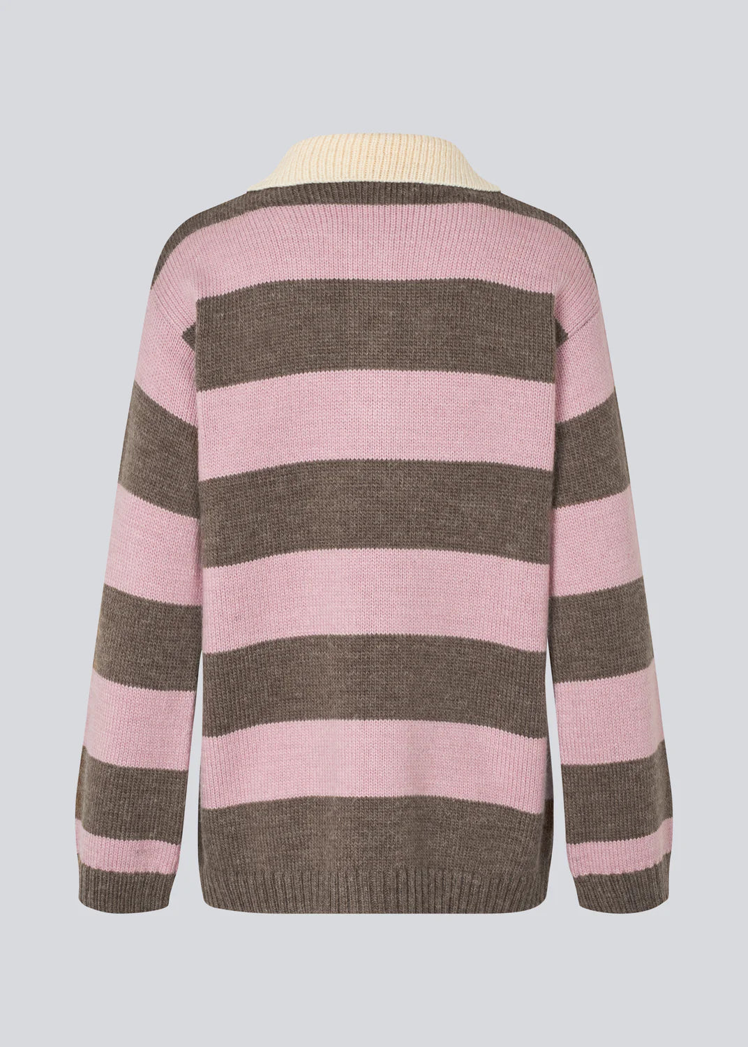 Pelhammd stripe polo - Lilac Chocolate Stripe