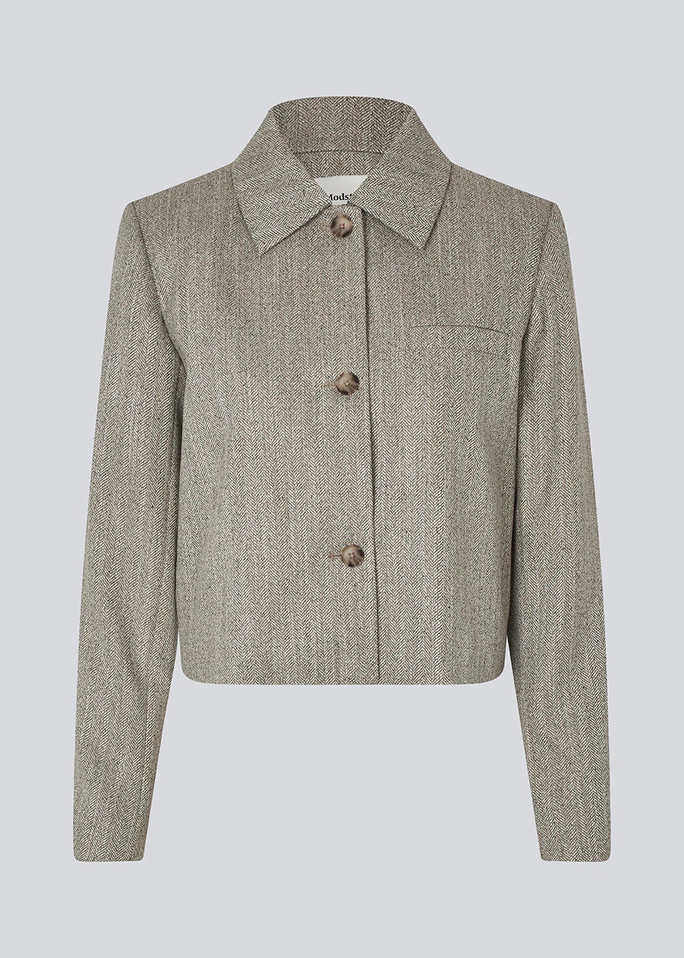 Popemd jacket - Herringbone speckle