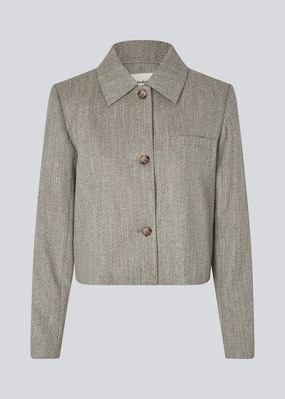 Popemd jacket - Herringbone speckle