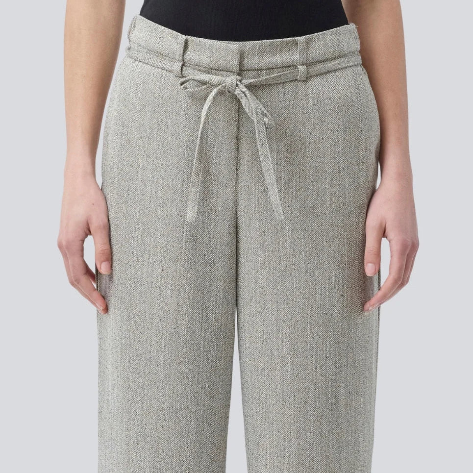 Popemd pants - Herringbone speckle