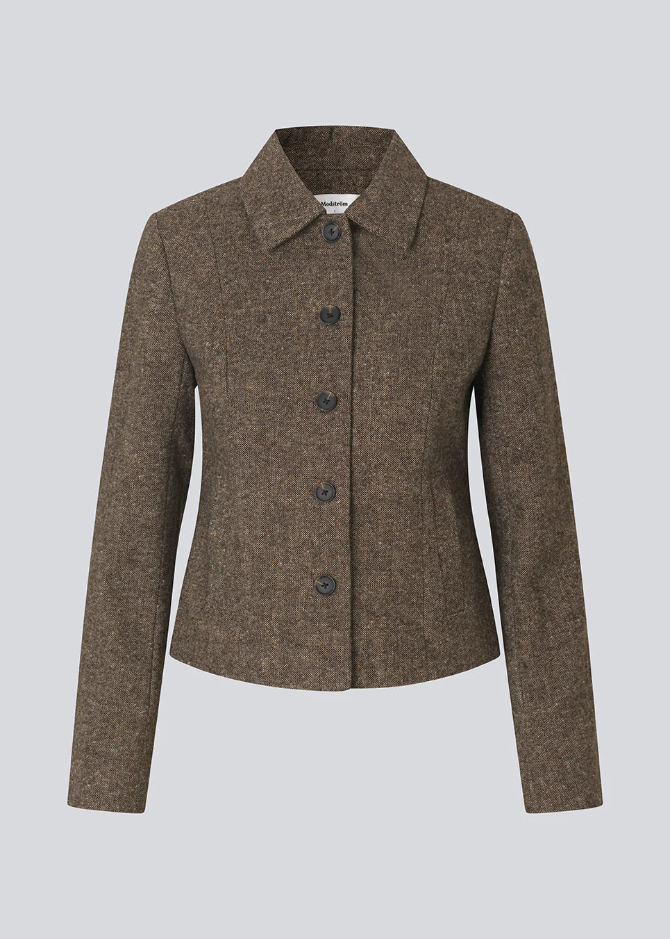 Rockymd blazer - Dark Brown melange