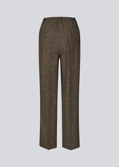 Rockymd pants - Dark Brown melange