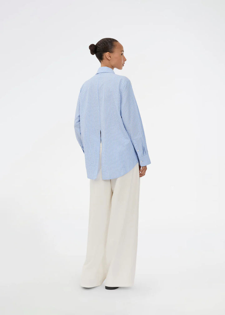 Viggemd stripe shirt - Blue and white stripe
