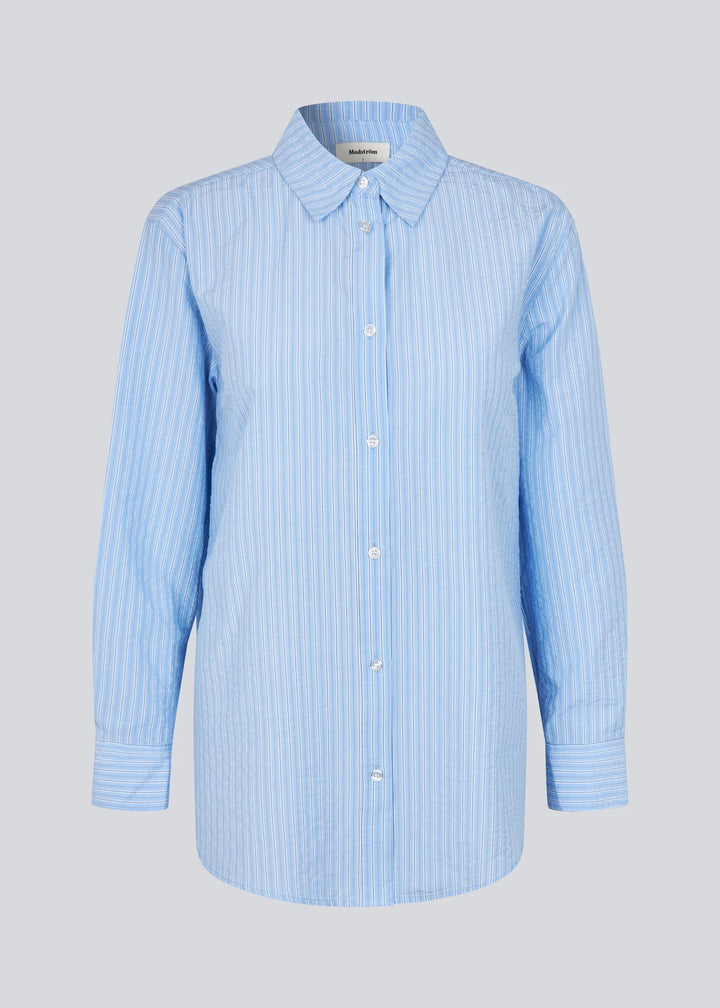 Viggemd stripe shirt - Blue and white stripe