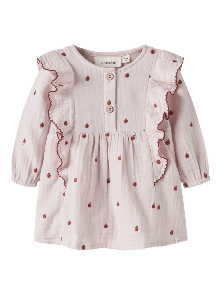 Nbfkamma Ls Loose Body Dress Lil - Hushed Violet
