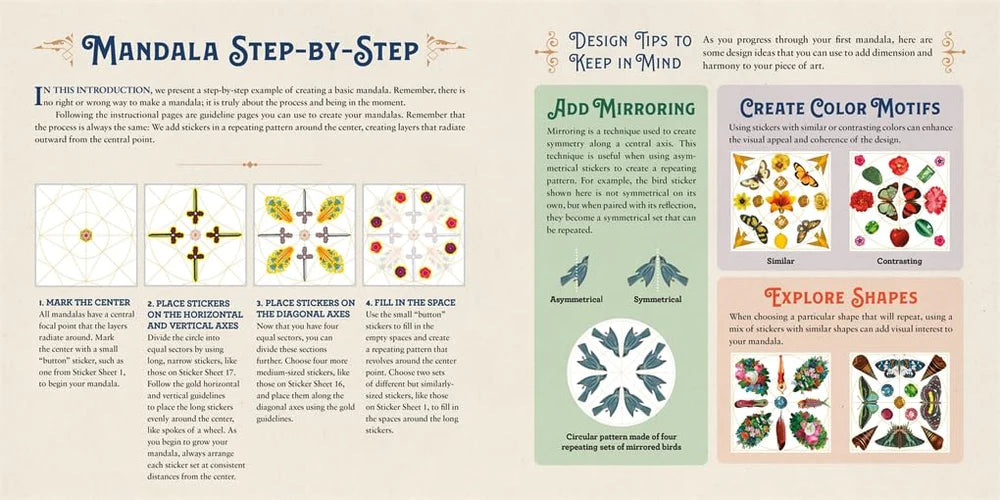 The Antiquarian Sticker Book: Mandala