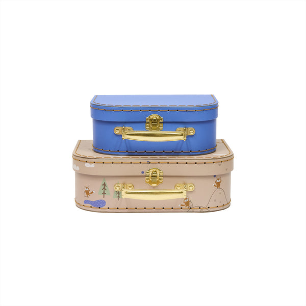 Mini Suitcase Friends in the forest Fox - Set of 2