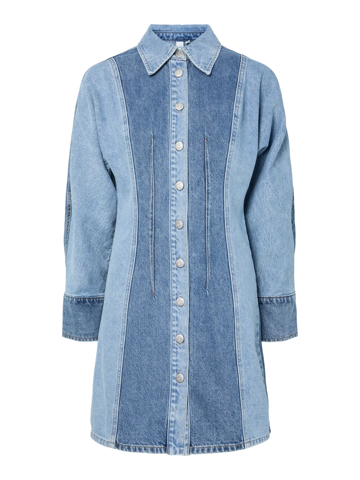Yasfaro Ls Denim Dress