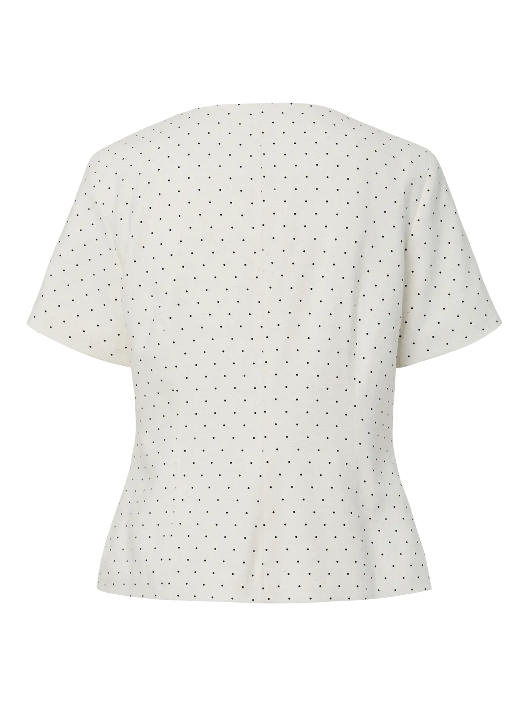 Yasdotly Ss Blazer - Star White W. Black Dots