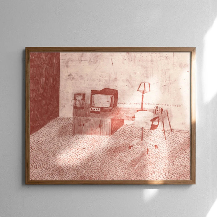 Plakat - From a Hotel room in Colorado - 40x50cm