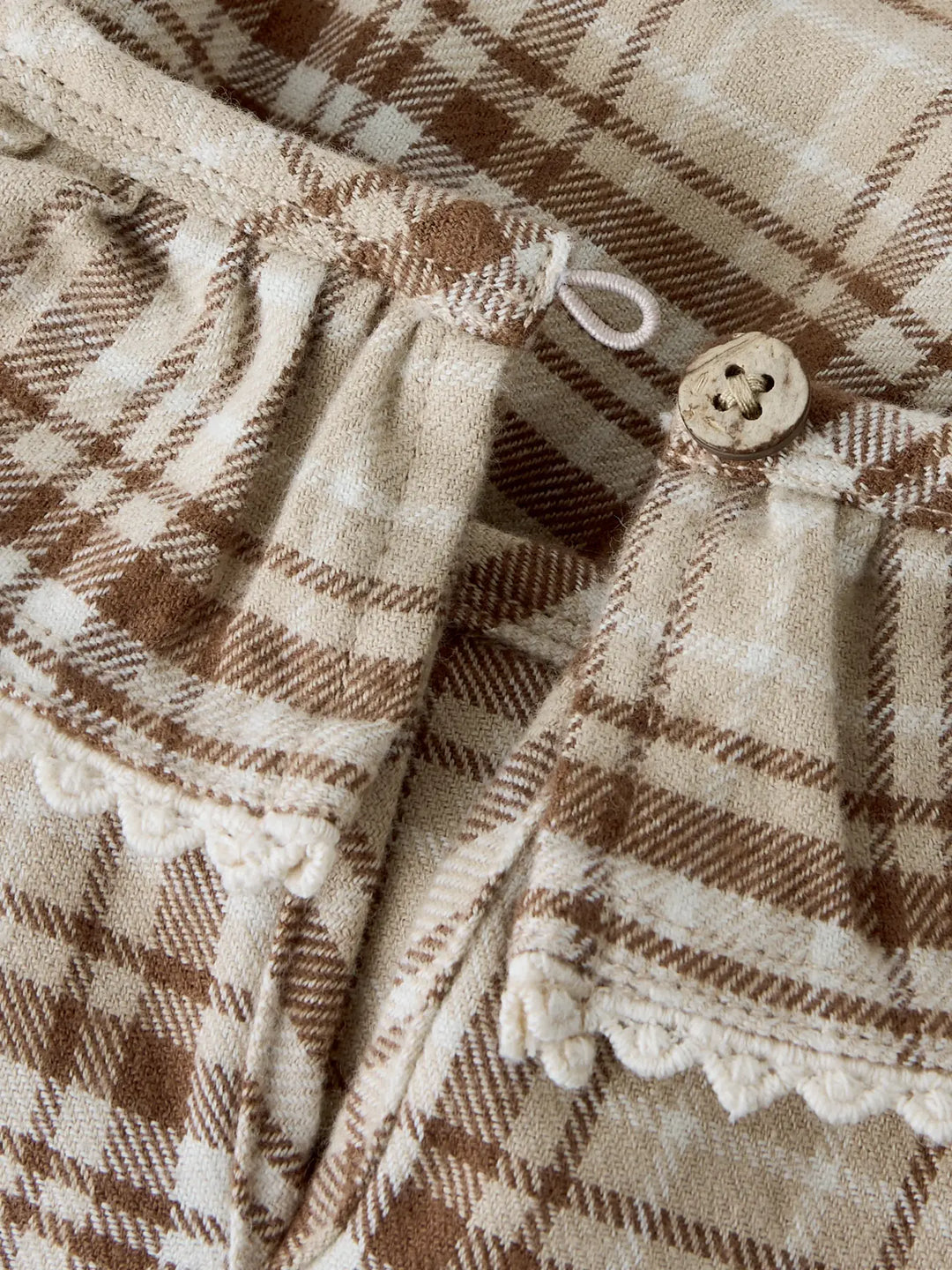 Nbfrenrik Ls Loose Body Dress Lil - White Pepper