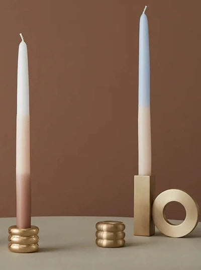 Savi Solid Brass Candleholder