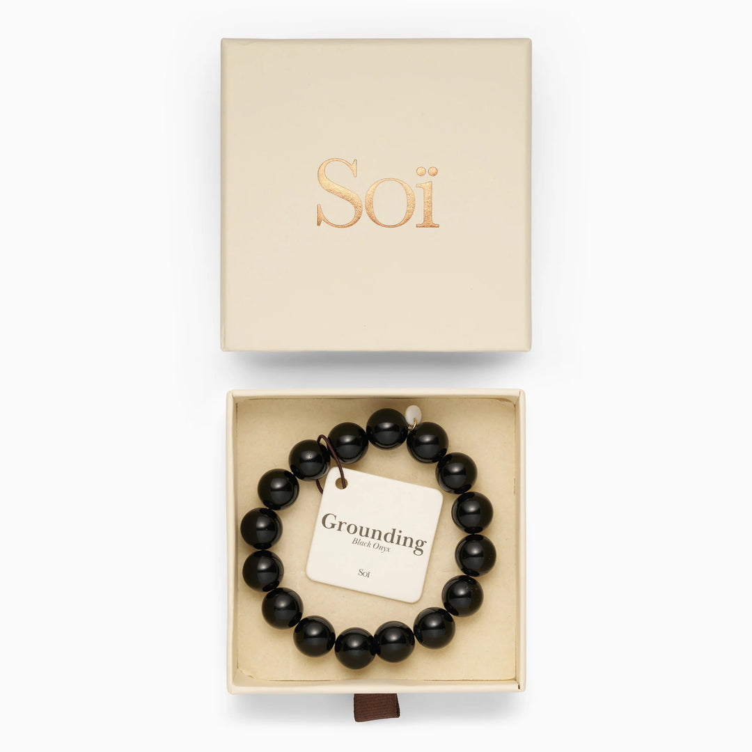 Armbånd - Chunky - Black Onyx (Grounding)