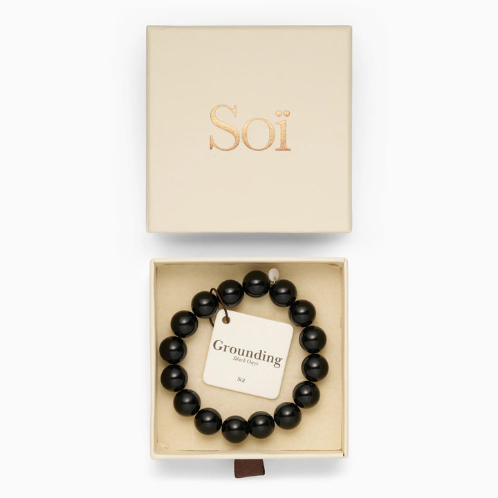 Armbånd - Chunky - Black Onyx (Grounding)