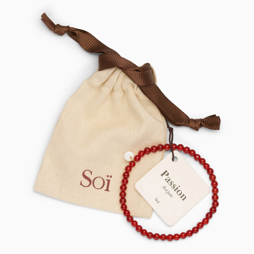 Armbånd - Petite - Red Jade (Passion)