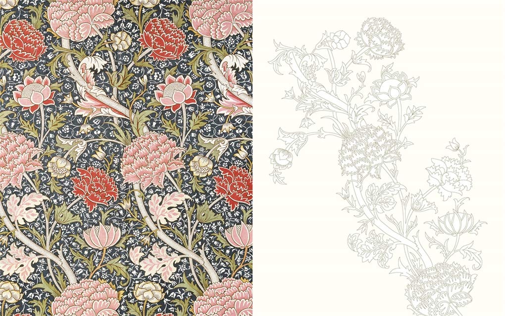 William Morris – An Arts & Crafts Colouring Book