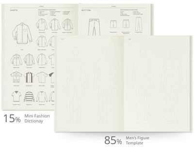 Fashionary Menswear Sketchbook A5