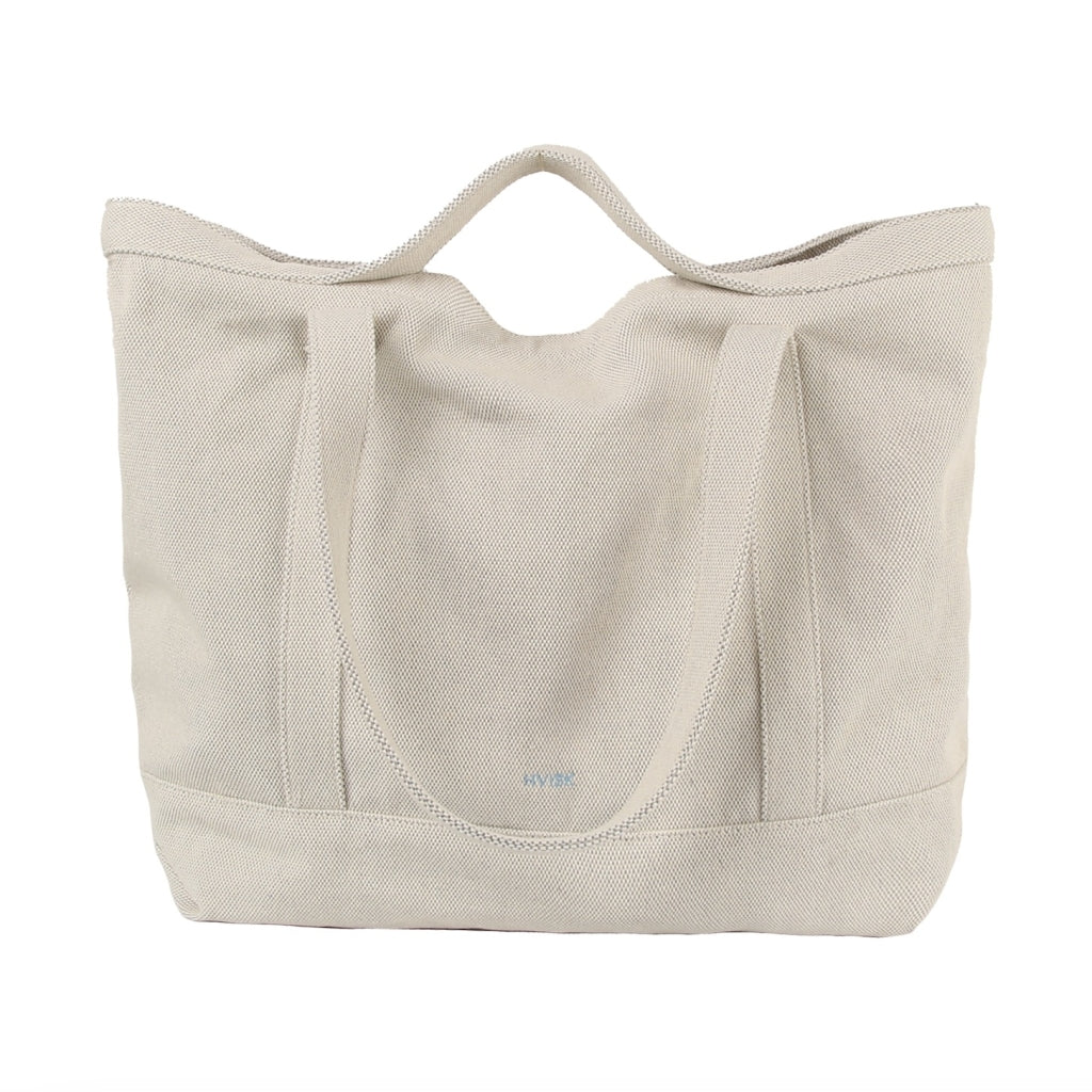Tote Canvas - White Waves