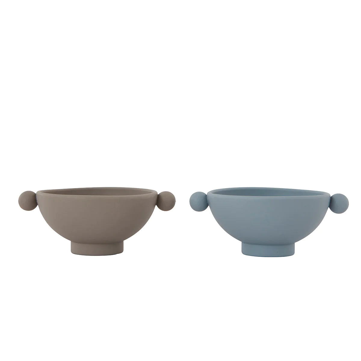 Tiny Inka Bowl - Pack of 2 - Dusty Blue / Clay
