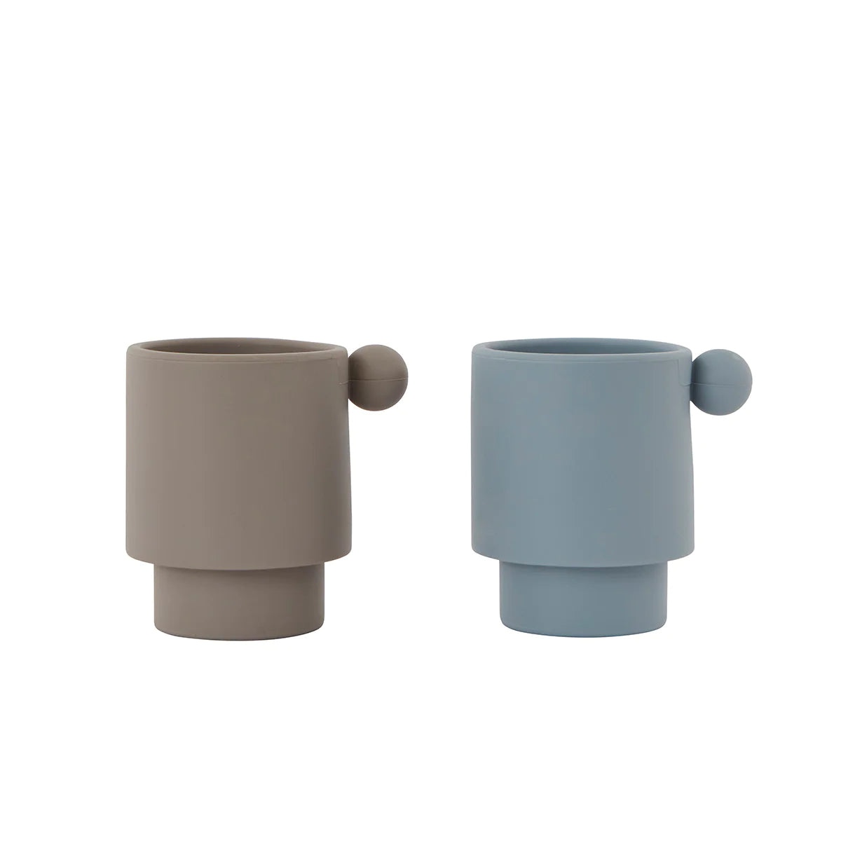 Tiny Inka Cup - Pack of 2 - Dusty Blue / Clay