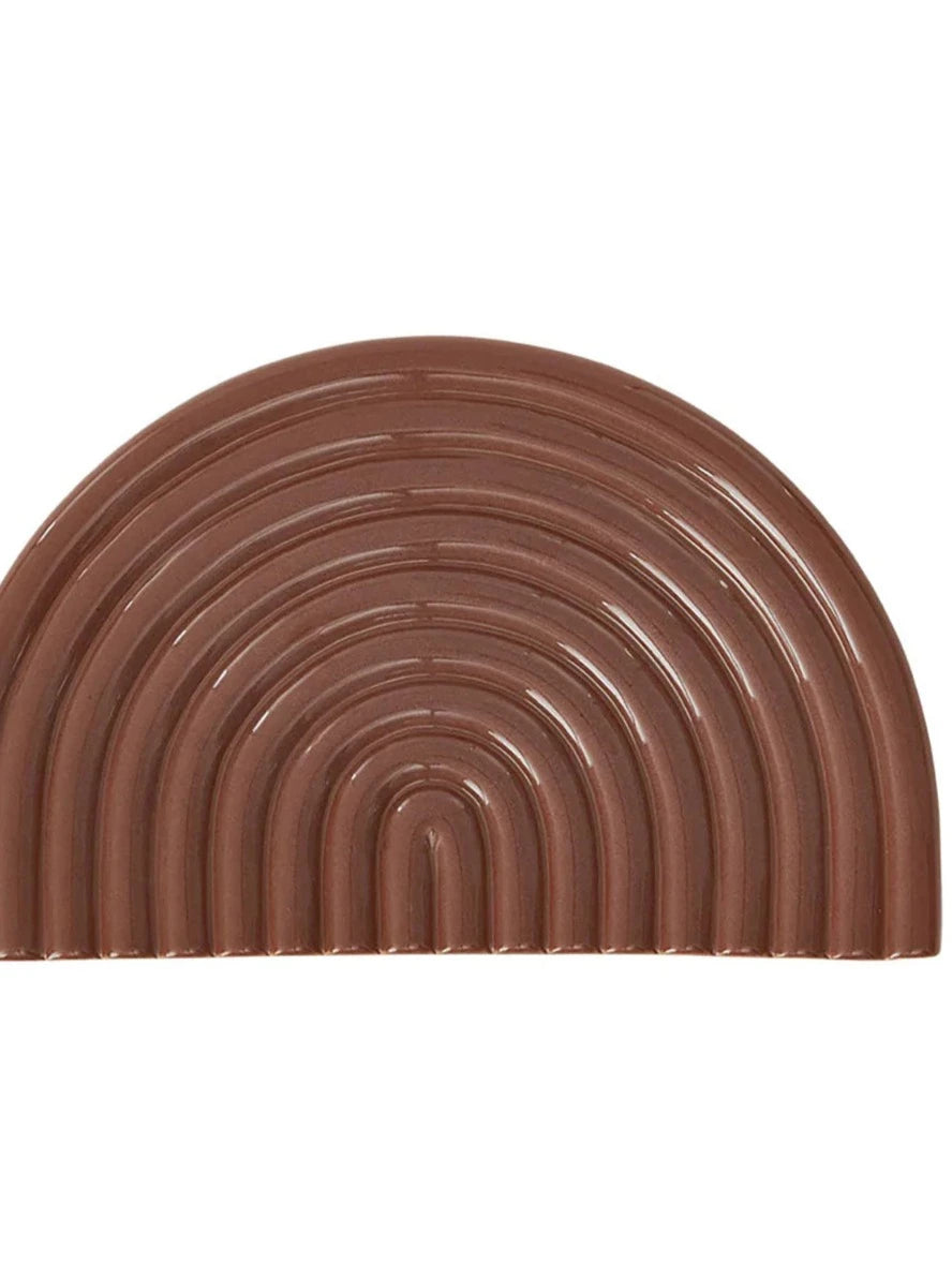 Tray Ceramic Rainbow - Choco