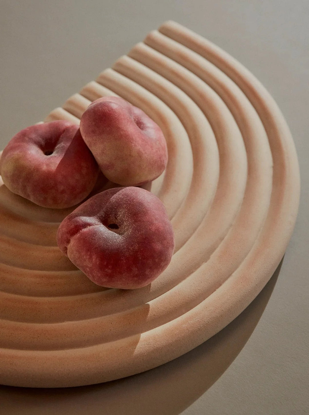 Tray Ceramic Rainbow - Beige