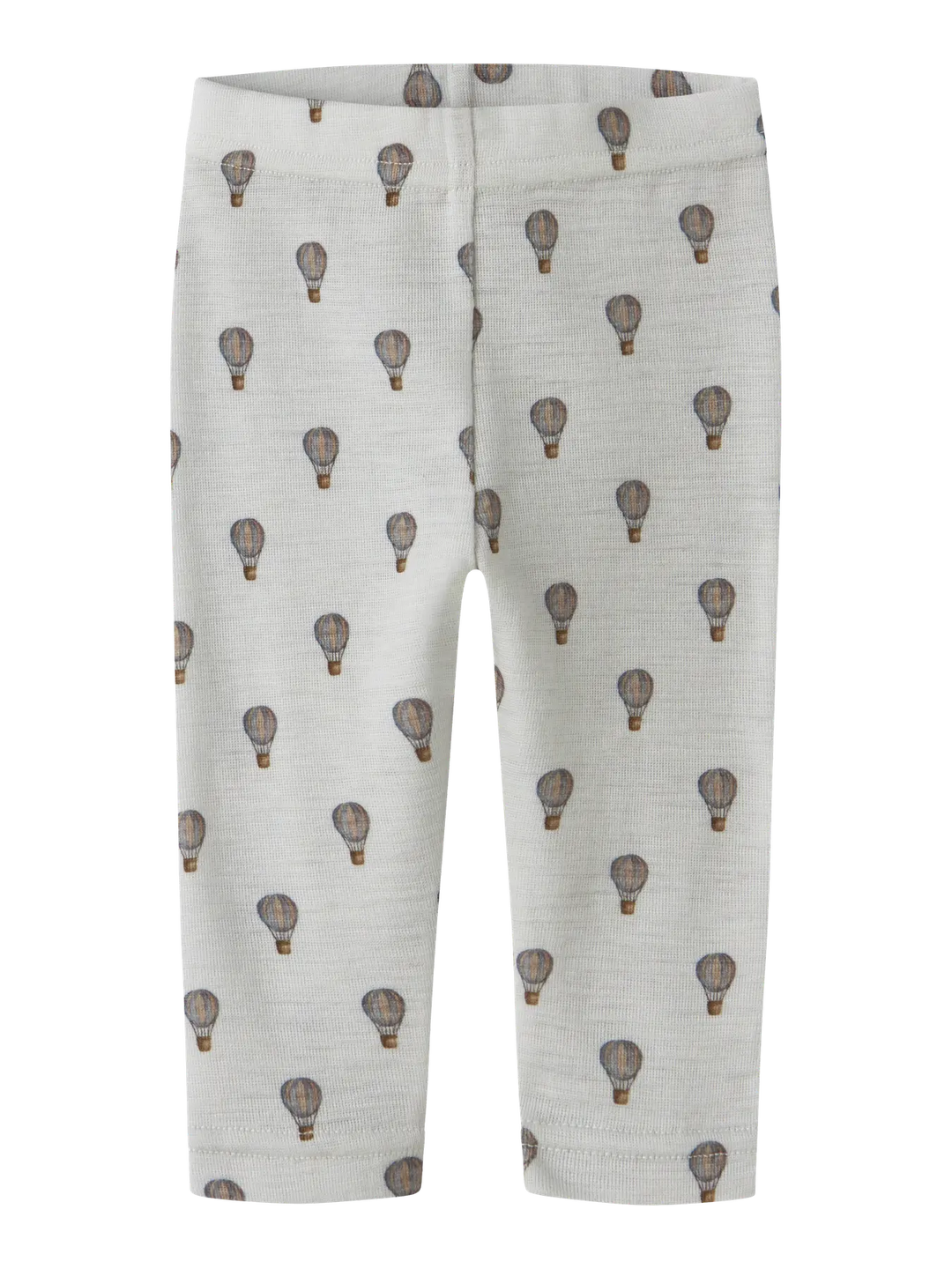 Nbmnoel Nor Wool Slim Legging Lil - Oyster Mushroom Airballoon