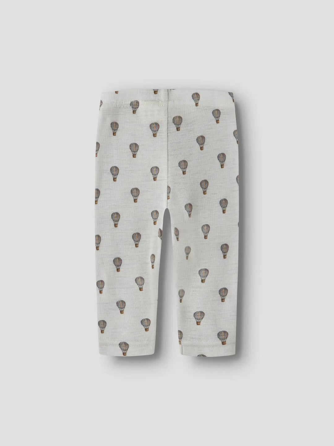 Nbmnoel Nor Wool Slim Legging Lil - Oyster Mushroom Airballoon