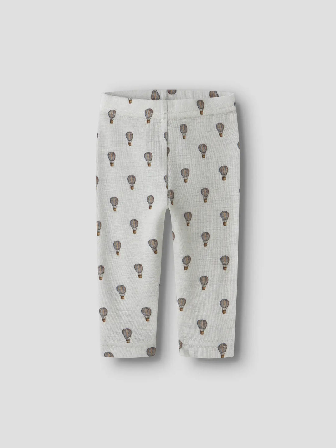 Nbmnoel Nor Wool Slim Legging Lil - Oyster Mushroom Airballoon