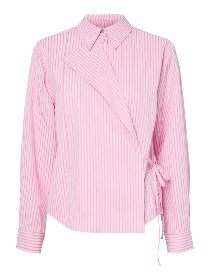 Yaswito Ls Shirt - Moonlite Mauve W. Stripe