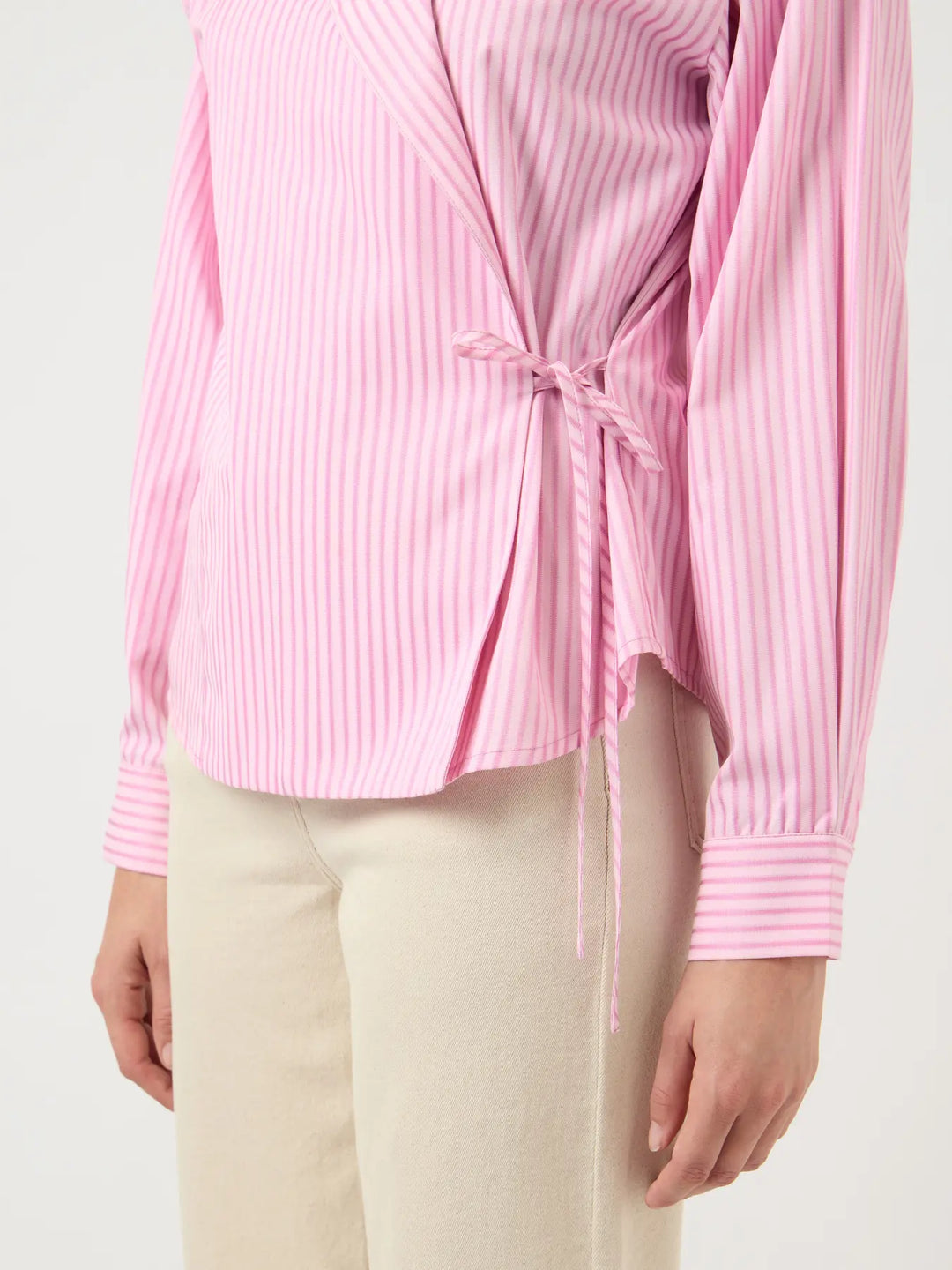 Yaswito Ls Shirt - Moonlite Mauve W. Stripe