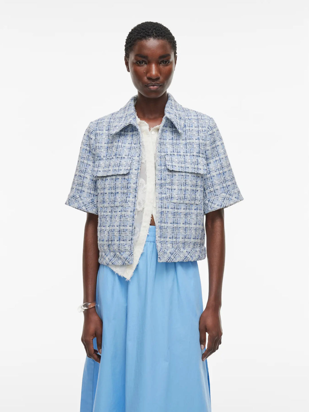 Rounantes 2/4 Short Blazer - Little Boy Blue