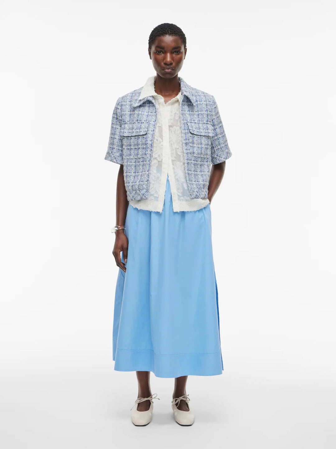 Rounantes 2/4 Short Blazer - Little Boy Blue