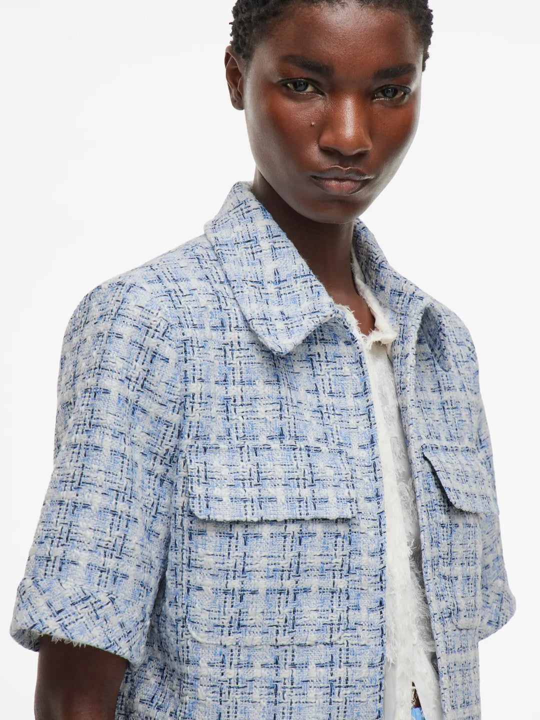 Rounantes 2/4 Short Blazer - Little Boy Blue