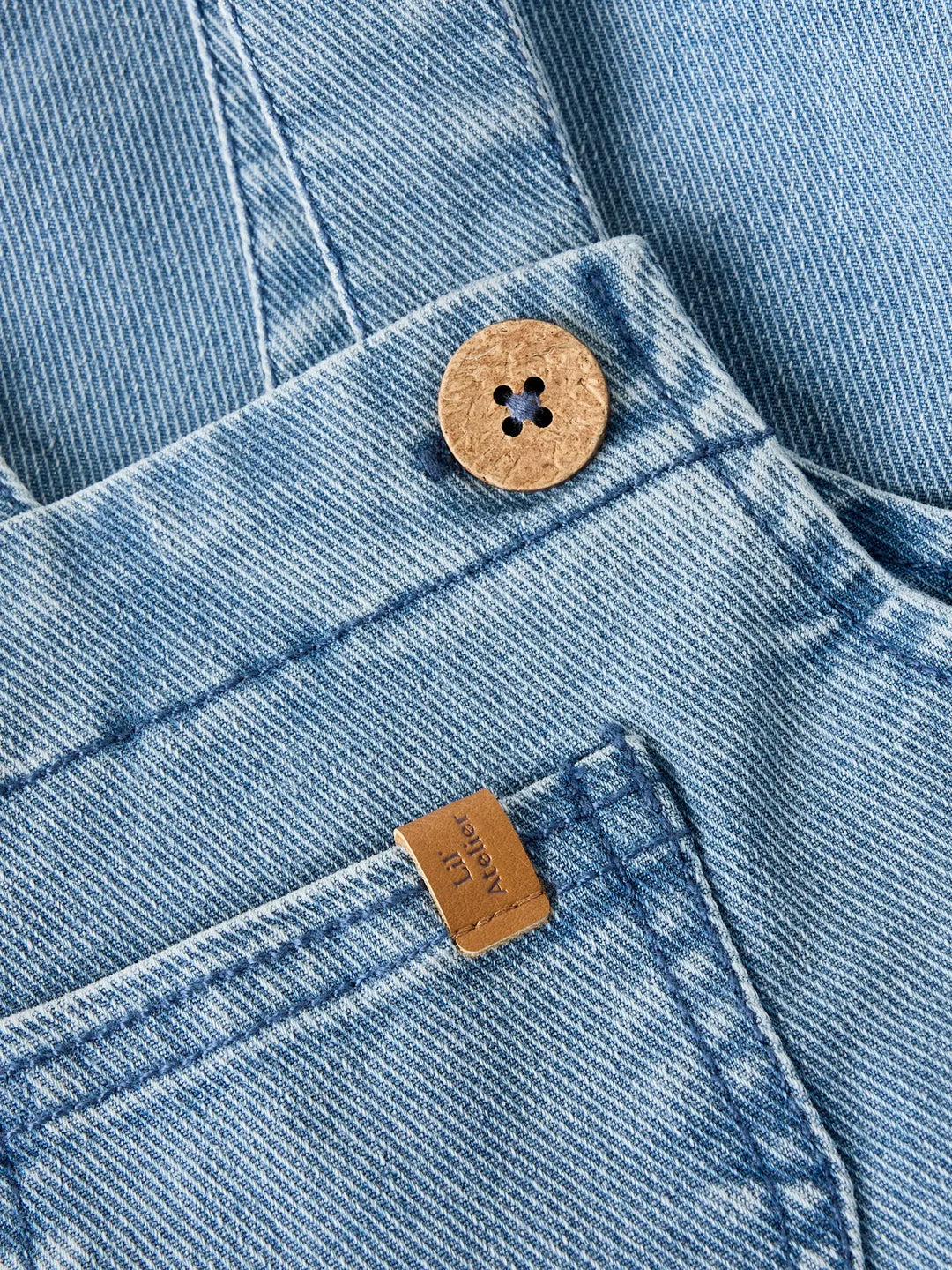 Nbmdeva Loose Dnm Overall 2024-Es Lil - Medium Blue Denim