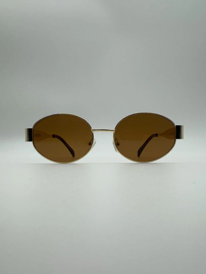 Solbriller - Vera - Gold/Brown